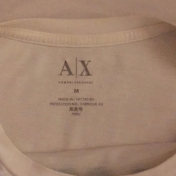 Women’s A/X Armani Exchange Embroidered Logo Tee Size Medium - Picture 4 of 10